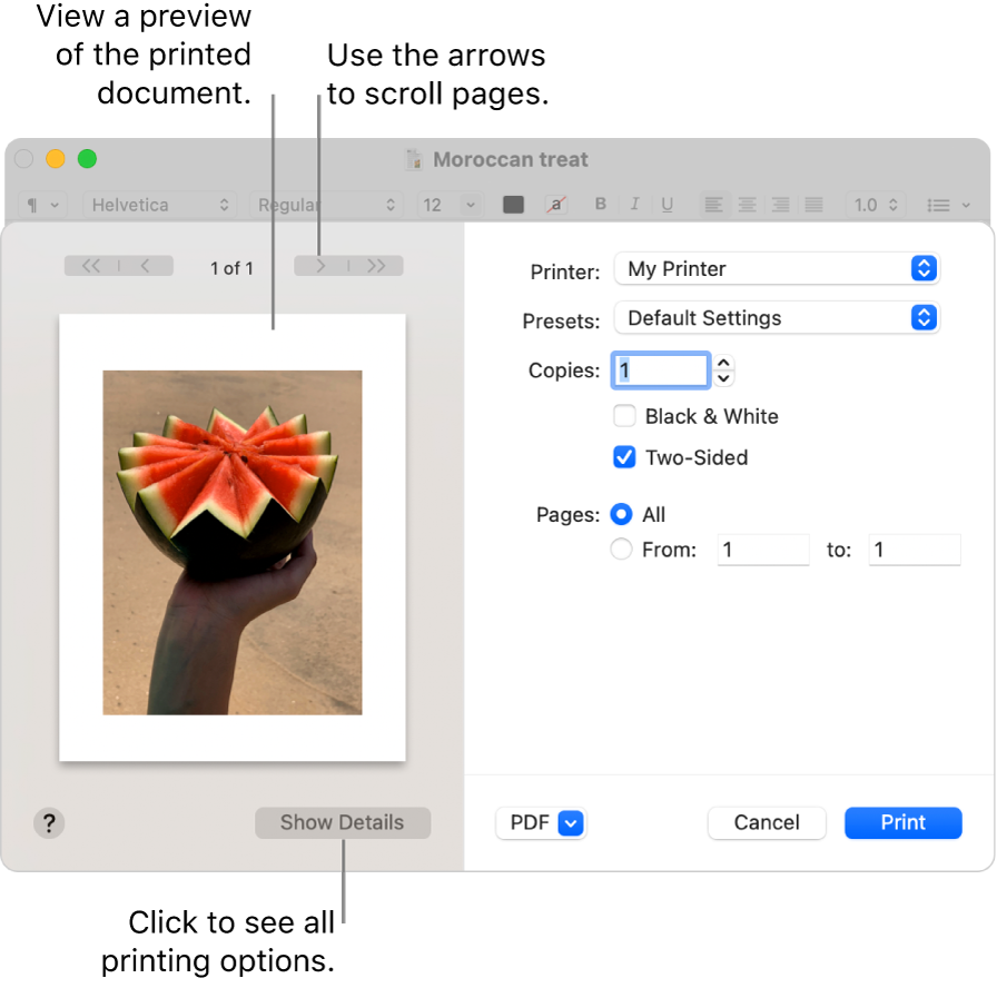 create a custom paper size for printing in mac